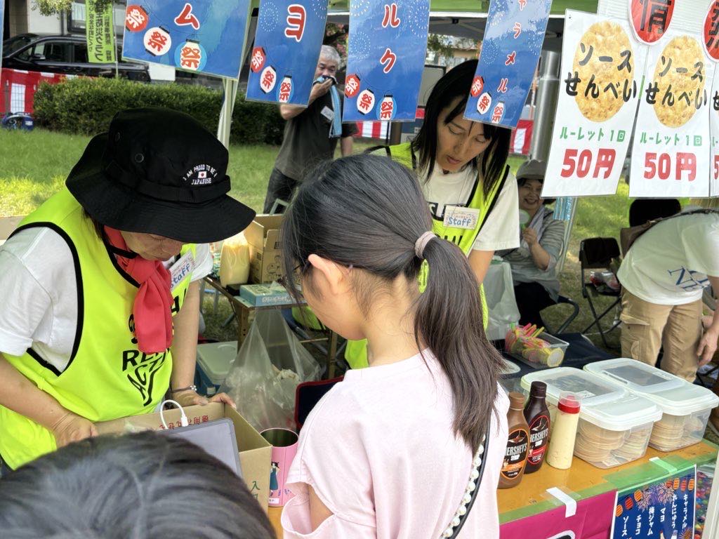 情熱クラブメンバーの出店の様子（その2）