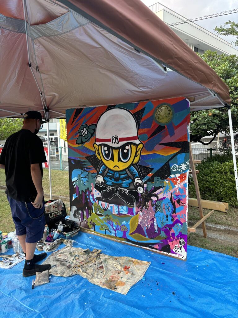 ライブペイント完成