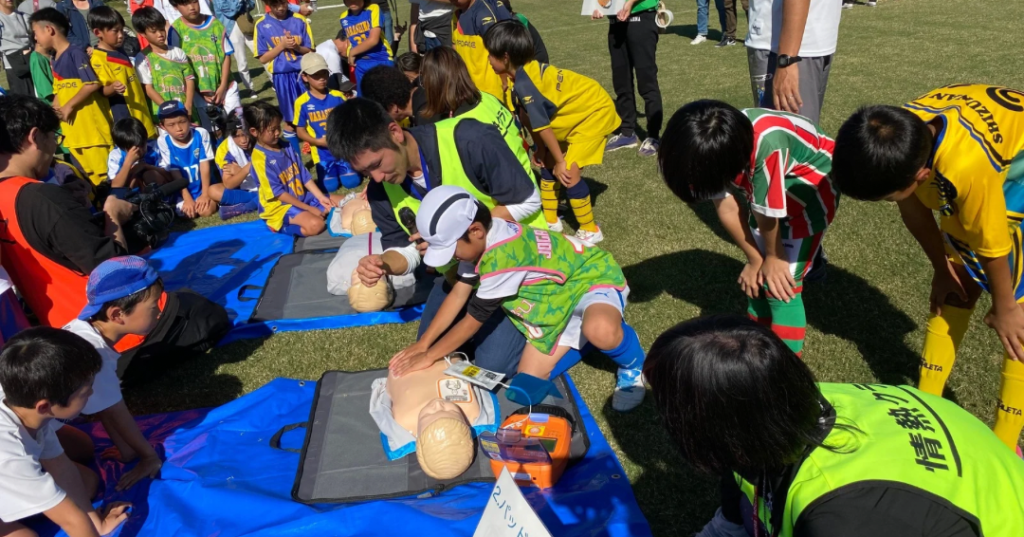 心肺蘇生講習の様子